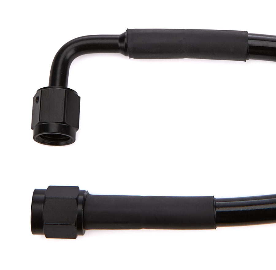 Performance Red Horse 3392-04-36 Straight -4 To 90 Degree -4 36" Pre-Assembled Brake Line-Black