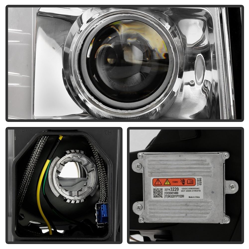 Cadillac Escalade & EVS Spyder (OE) 07-14 / Escalade EXT 07-13 w/HID Ballast & Bulbs Projector Headlights Assembly - OE Right