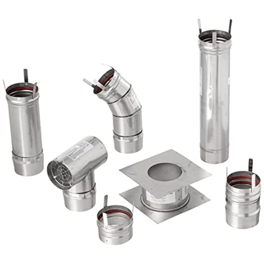 4 inch Mr. Heater Stainless Steel Horizontal Vent Kit for Big Maxx MHU50 and MHU80 Unit Heaters, One Size, Metal