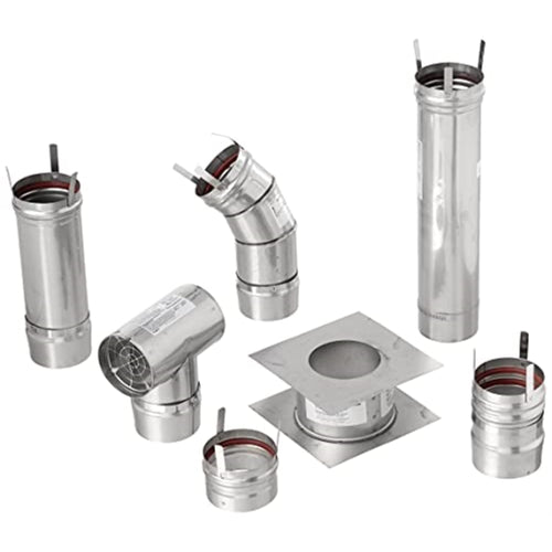 4 inch Mr. Heater Stainless Steel Horizontal Vent Kit for Big Maxx MHU50 and MHU80 Unit Heaters, One Size, Metal