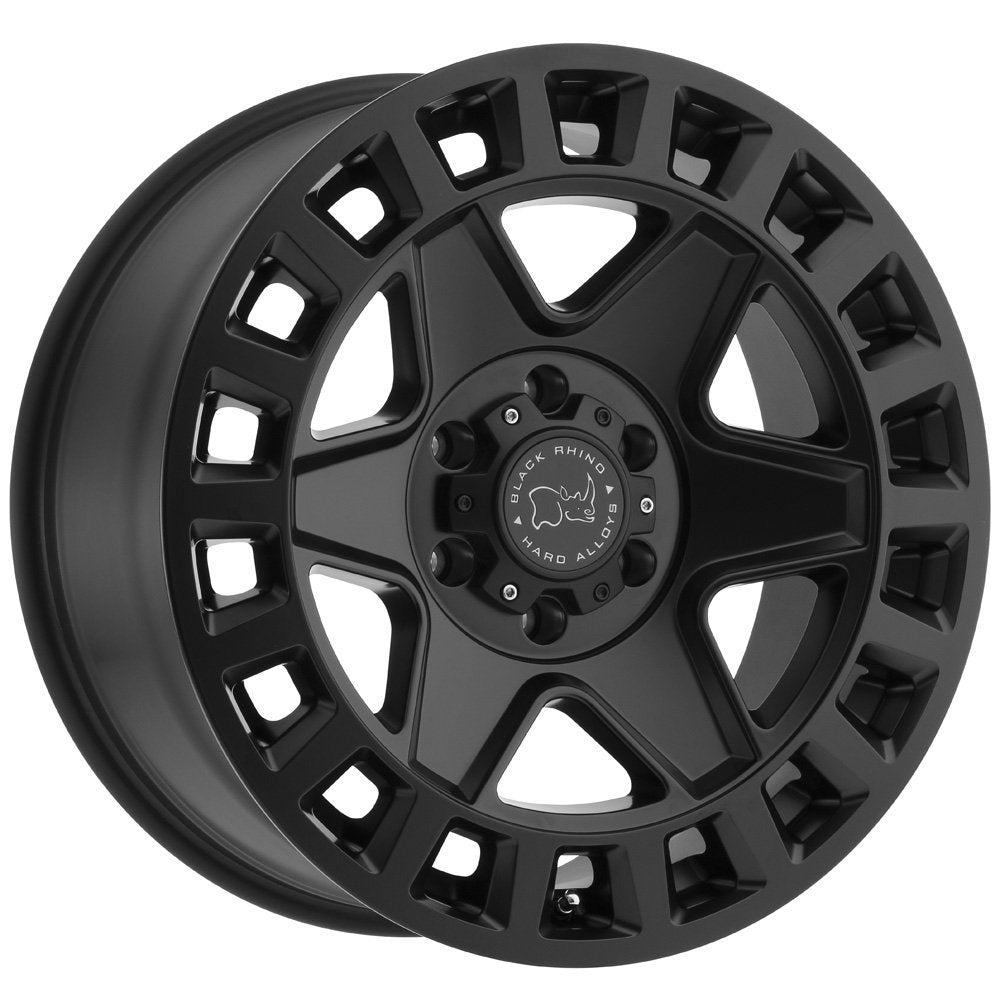 YORK Black Rhino Hard Alloys 17X9 5X5.0 4.53-12mm MATTE BLACK - 1790YRK-25127M71