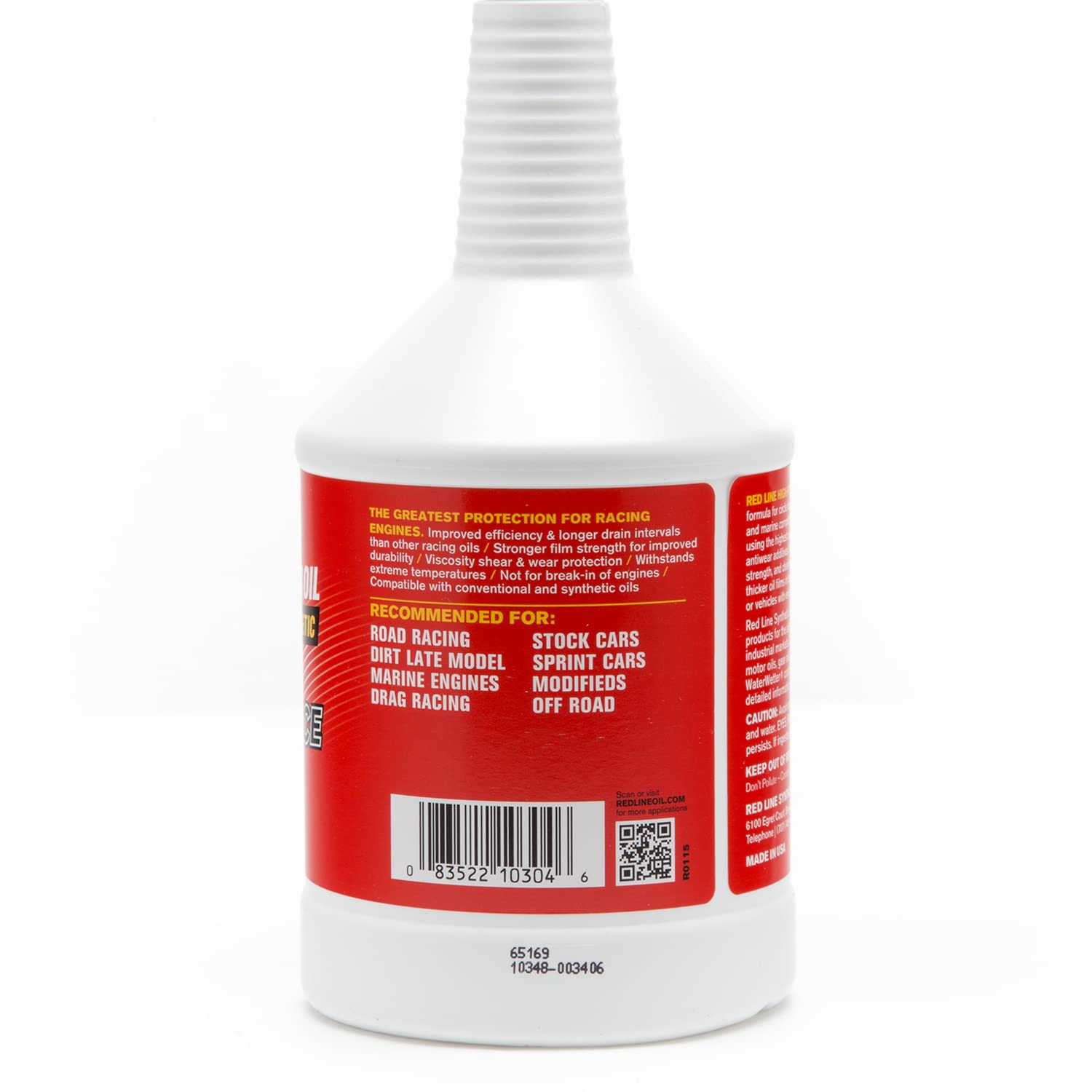 30WT Red Line Synthetic Race Motor Oil (10W30) - 1 Quart