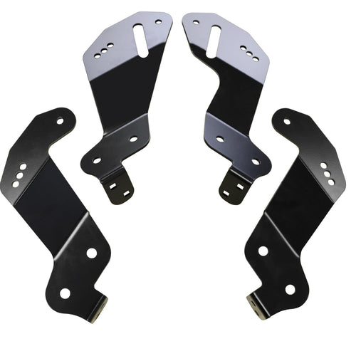 JK AEV Geometry Correction Front Control Arm Drop Brackets - 2007-18 Wrangler