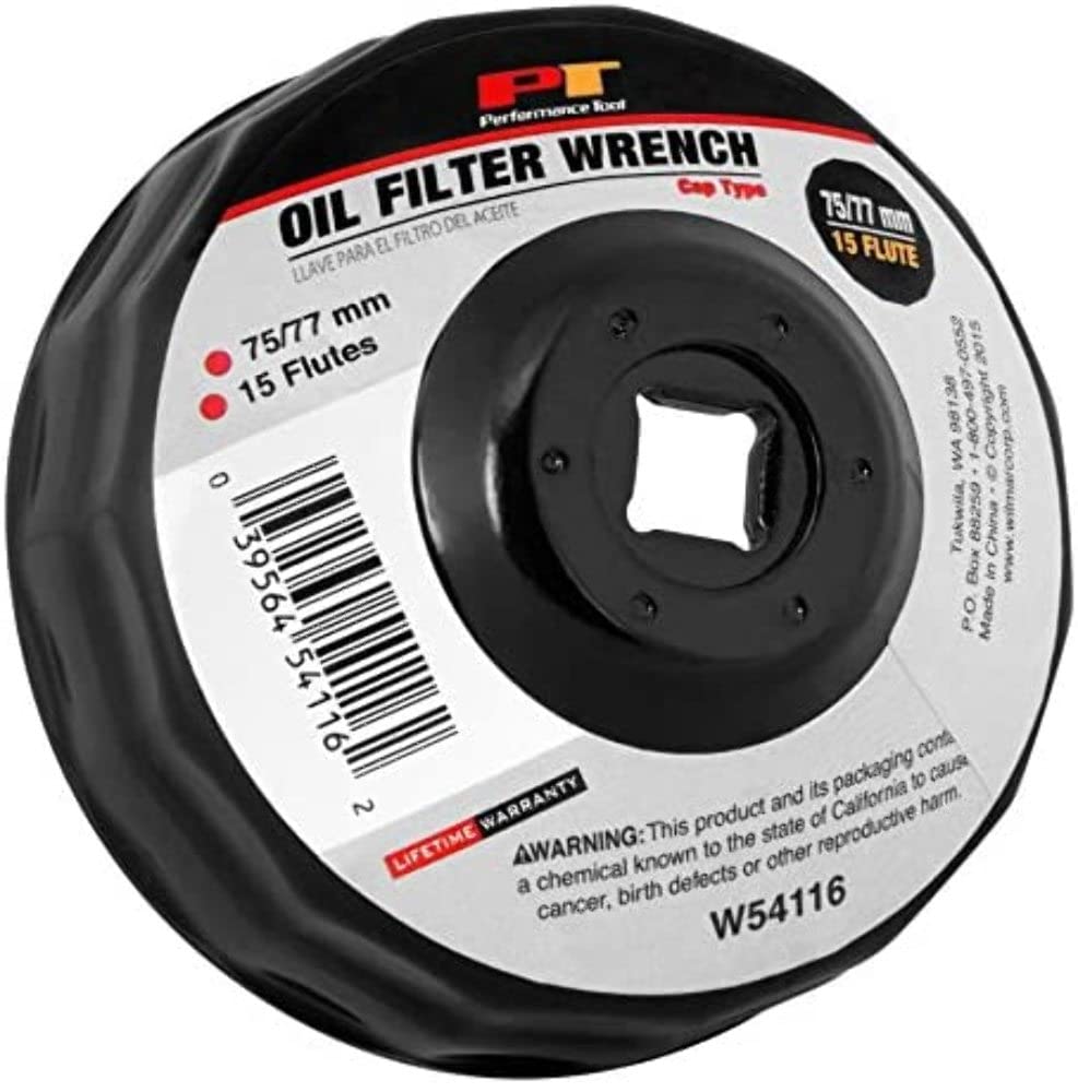 W54116 Performance Tool 75/77mm 15 Flutes Bulk Filter Wrench