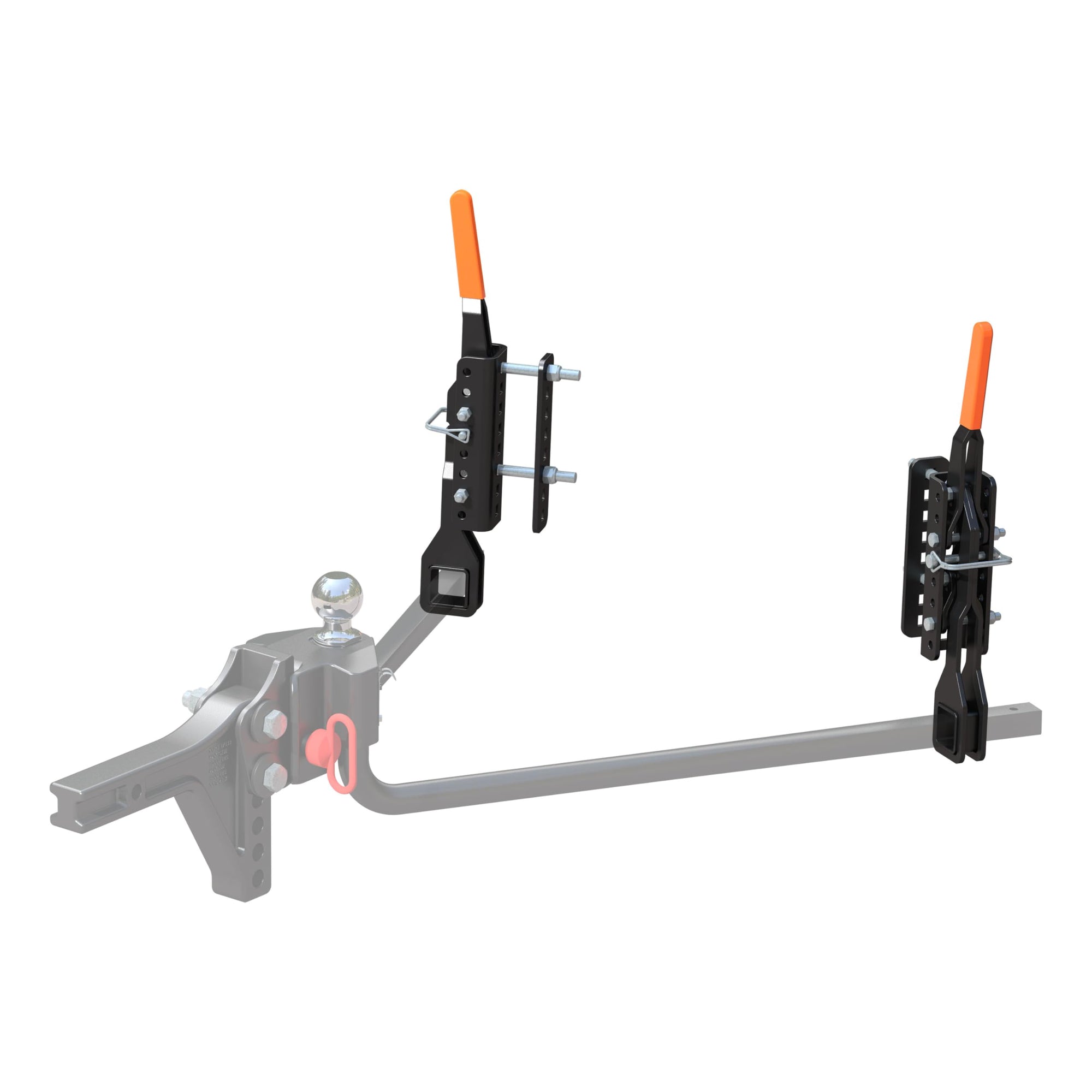 CURT Replacement 19298 TruTrack Trailer-Mounted Weight Distribution Hitch Adjustable Support Brackets with Handles