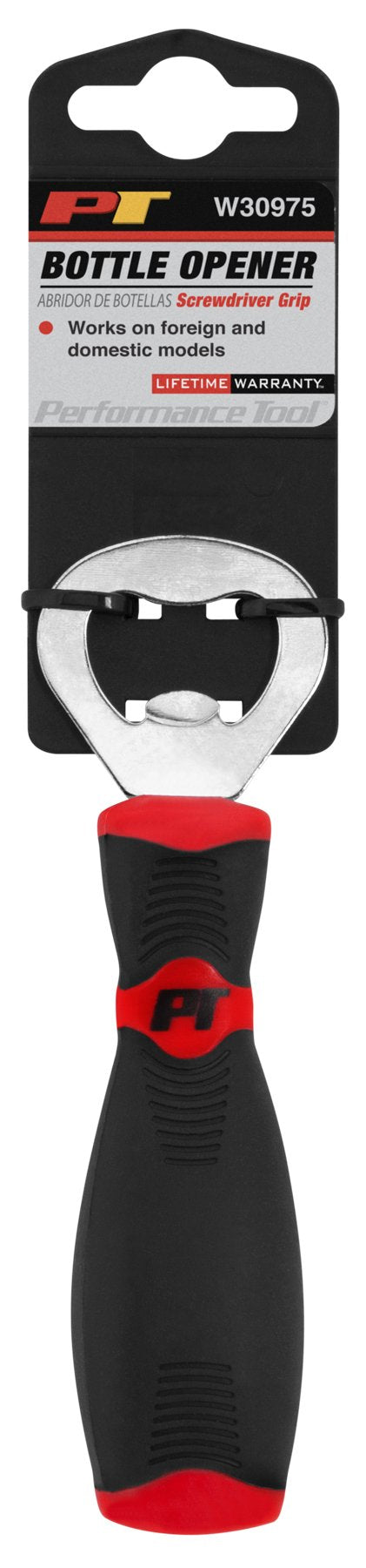 W30975 Performance Tool Screwdriver Grip Bottle Opener, 1 Pack