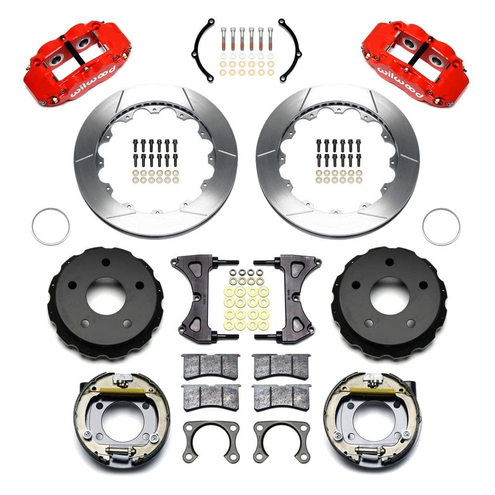 Rear FNSL4R P-Brk Kit,12.88", Red