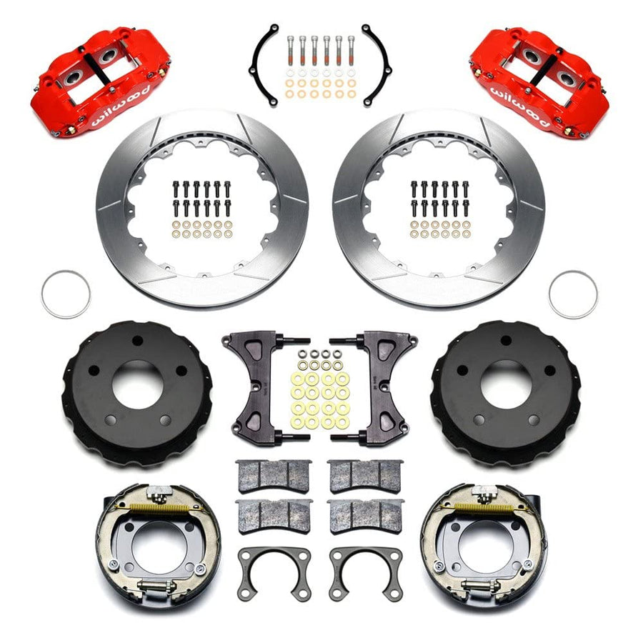 Rear FNSL4R P-Brk Kit,12.88", Red