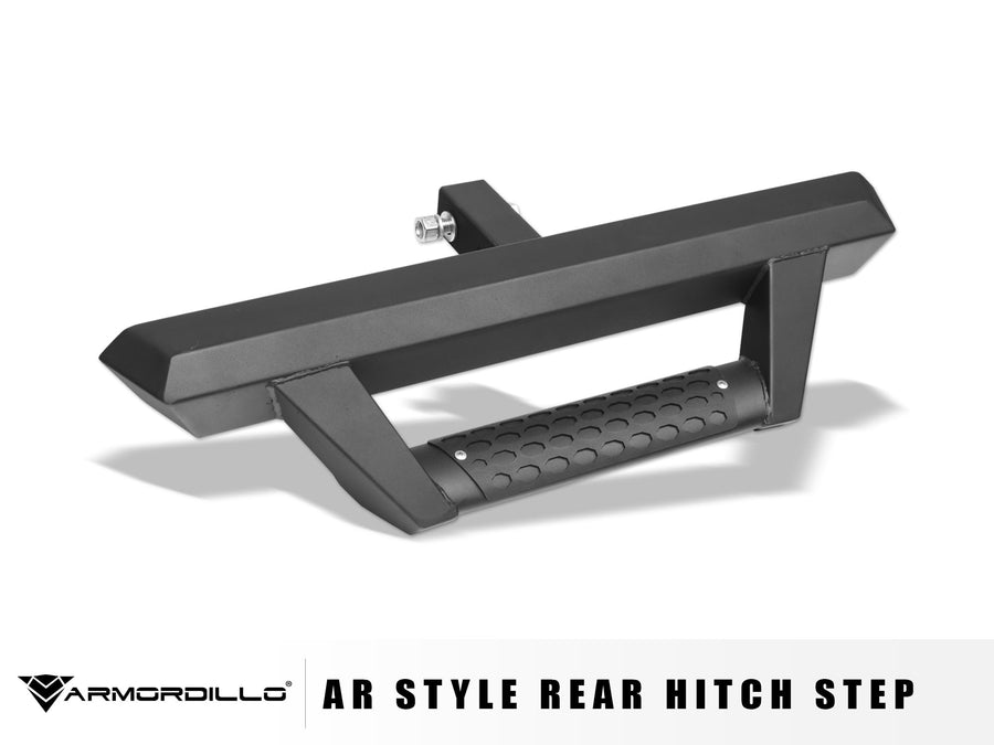 AR Drop Step Armordillo Hitch Step for Class 3 Trailer Hitch in Matte Black Heavy Duty 2" Receiver Hitch Step|7180321