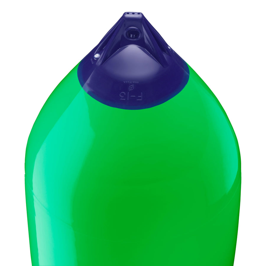 Polyform F-13 Boat Fender F-Series Standard Blue Ropehold - Green