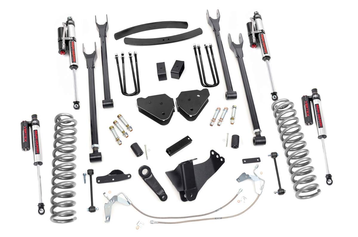 4-Link Rough Country 6" Lift Kit for 08-10 Super Duty | Diesel - 58450