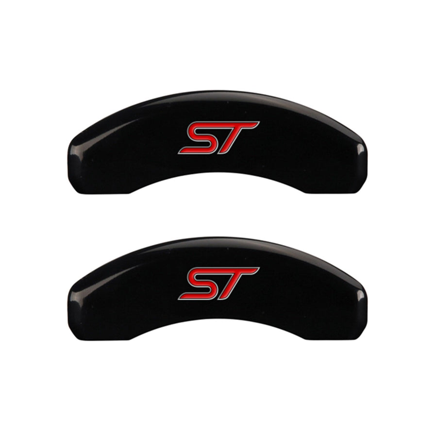 Black MGP Caliper Covers Engraved with Silver ST(No Bolts) 10119SST1BK (Set of 4)