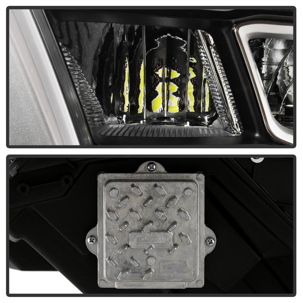 Dodge Ram 1500 19-22 Spyder (POE) Full LED w/DRL Chrome Bezel Headlight - OE Left