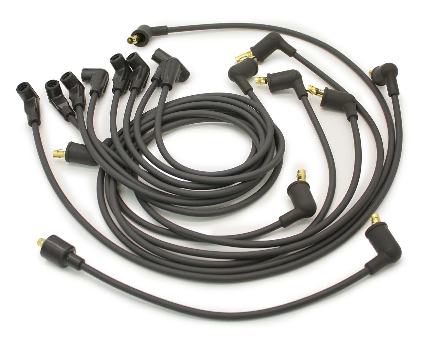 Black Pertronix 708107 Flame-Thrower Custom Fit 8 Cylinder Spark Plug Wire