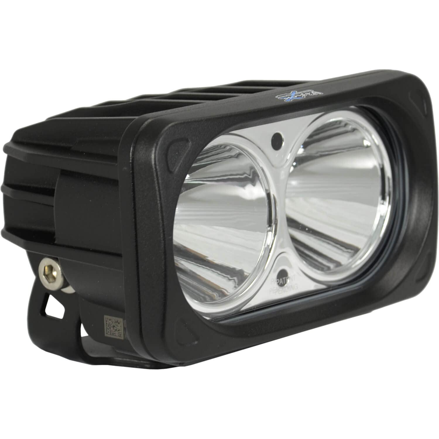 Optimus Black Square Vision X Lighting 9125053 10W Narrow LED Spot Light - Pair