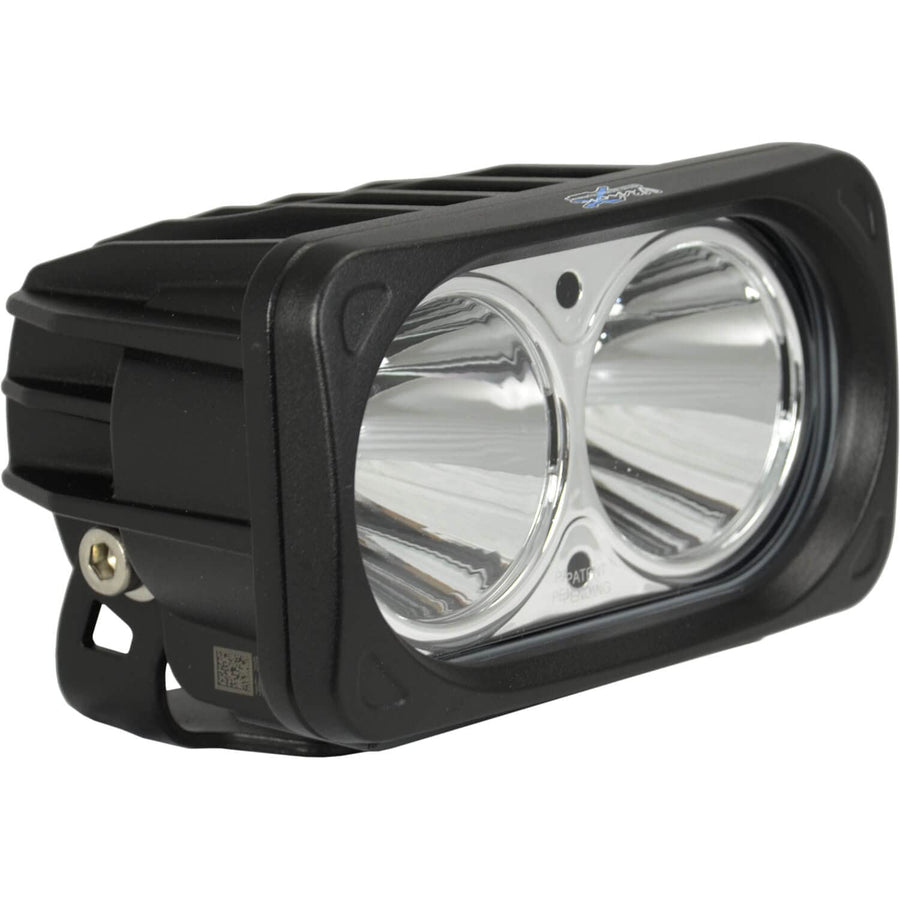 Optimus Black Square Vision X Lighting 9125053 10W Narrow LED Spot Light - Pair