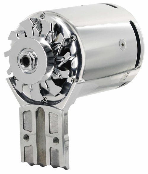 Polish Powermaster 282013-2 Alternator (PowerGEN Flat Head Front Mating '39-'48 90A 12V with Lamp Term "Shorty")