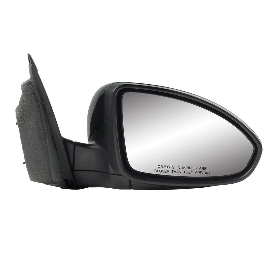 Fit System Mirror Passenger Side for Chevrolet Cruze, Cruze Limited Models Only, Textured Black w/PTM Cover, Foldaway, w/o spot Mirror, Power