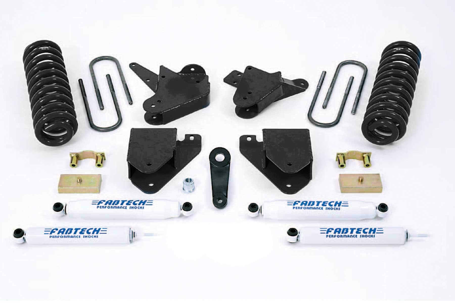 Fabtech K2098 Lift System Basic w/Shocks w/Performance Shocks 6 in. Lift Basic Lift System