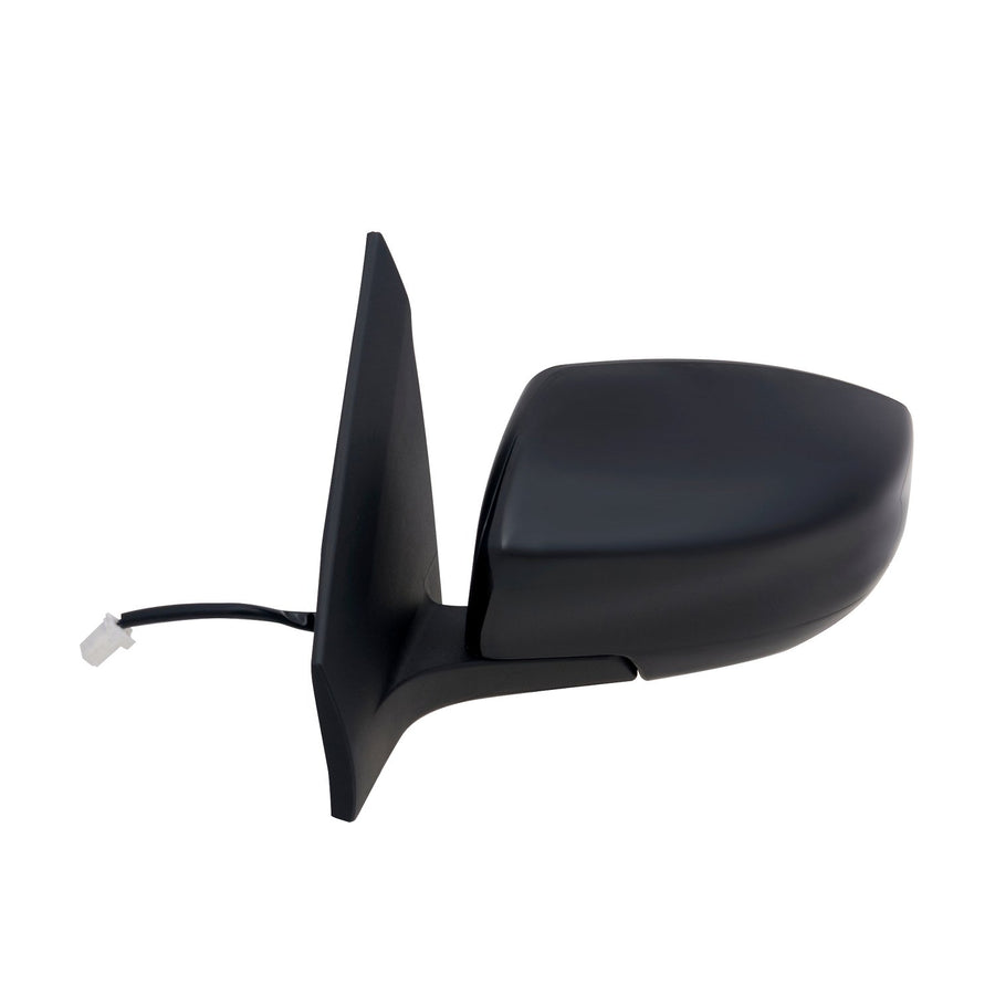 Mirror Driver Side for Nissan Sentra, Black, PTM Cover, Foldaway, Power
