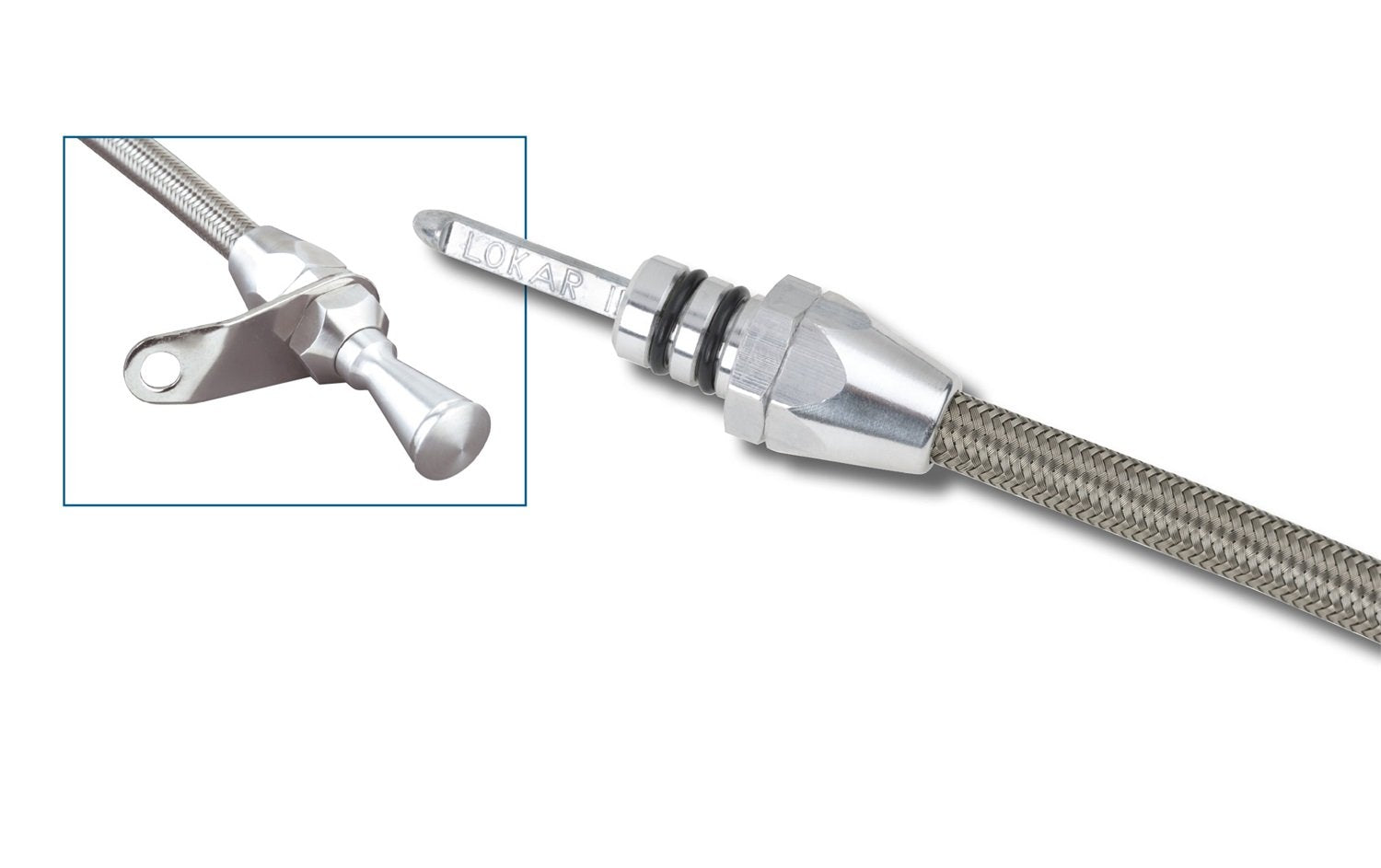 Hi-Tech Lokar TD-3AODTM Transmount Transmission Dipstick for Ford AOD Transmission