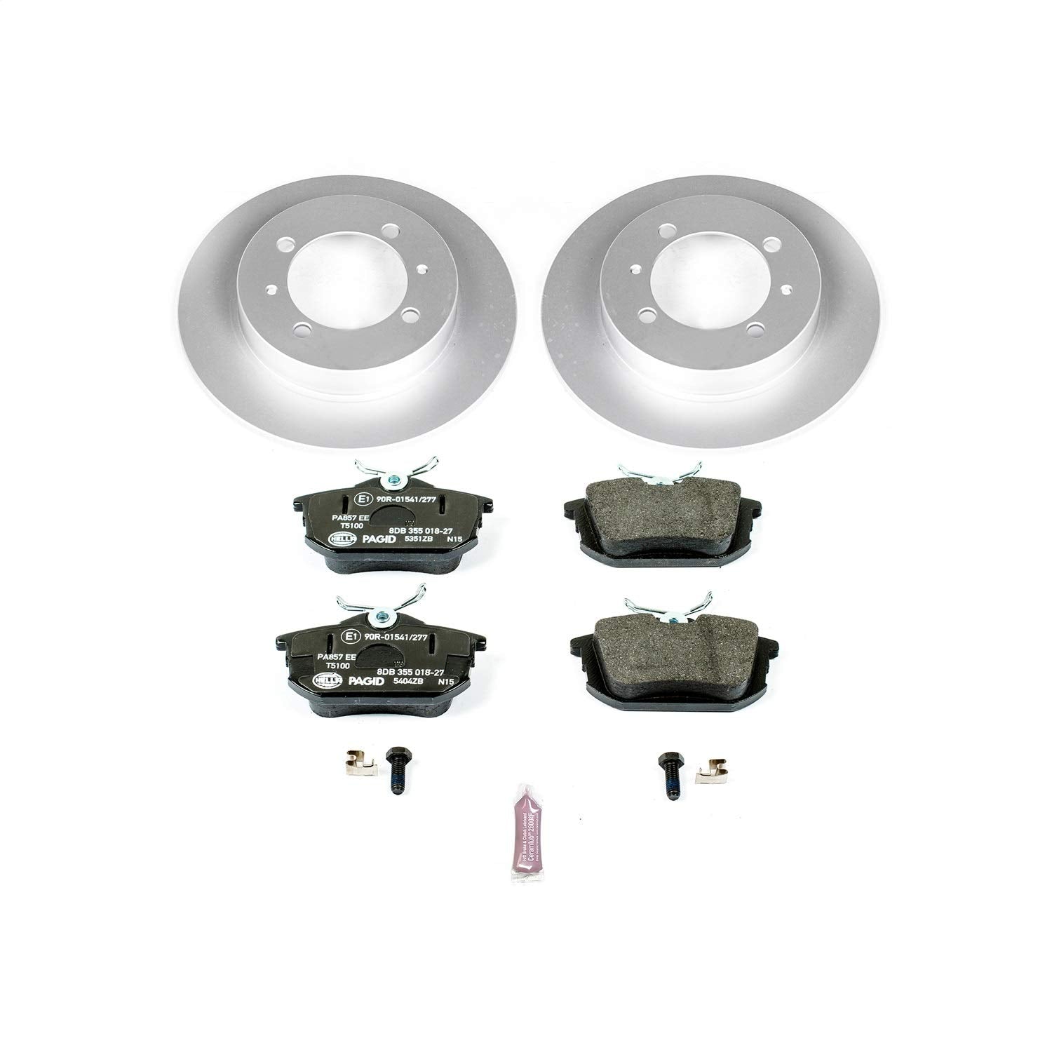 Power Stop ESK913 Euro-Stop Rear Brake Kit For Volvo S40 2000-2004, Volvo V40 2000-2004 [Model Specific]