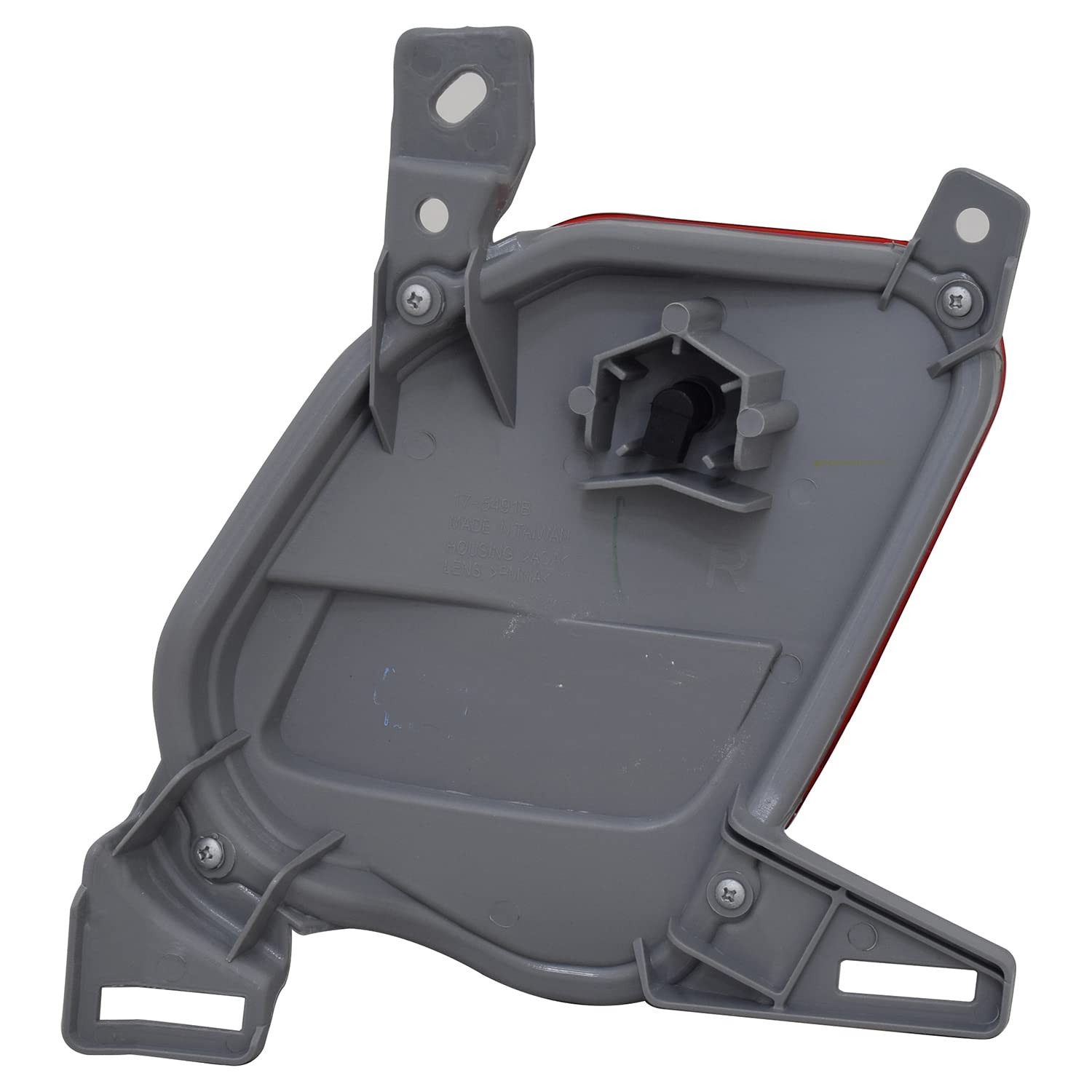 Right TYC Reflector Assembly Compatible with 2014-2019 Toyota Highlander