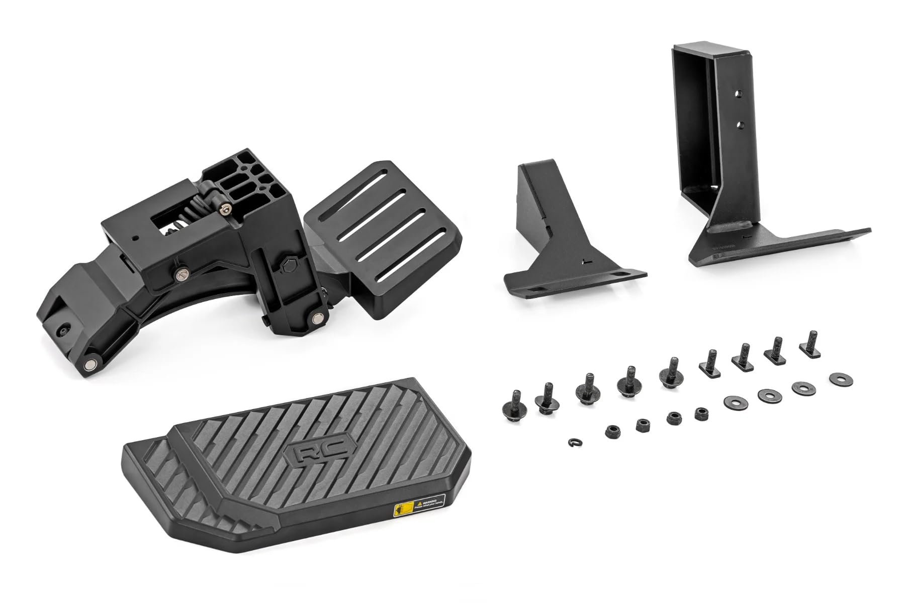 Rough Country Bed Step Retractable for Ford F-150 (2015-2020) & Raptor (2017-2020) - Manual Pull Tailgate Step, Non-Slip Truck Step