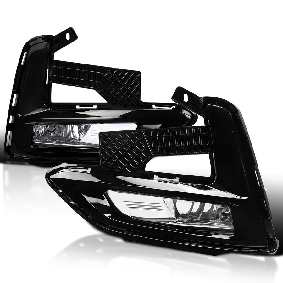 Fog Lights Spec-D Tuning Chrome with OE Wiring and Switch Compatible with 2020-2021 Nissan Sentra, L+R Pair Assembly