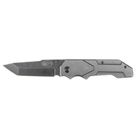 Non-Reflective Black Tanto Blade Performance Tool W9357 Pocket Knife with Inline Blade Lock and Pocket Clip - 8-1/4-Inch Overall Open Length