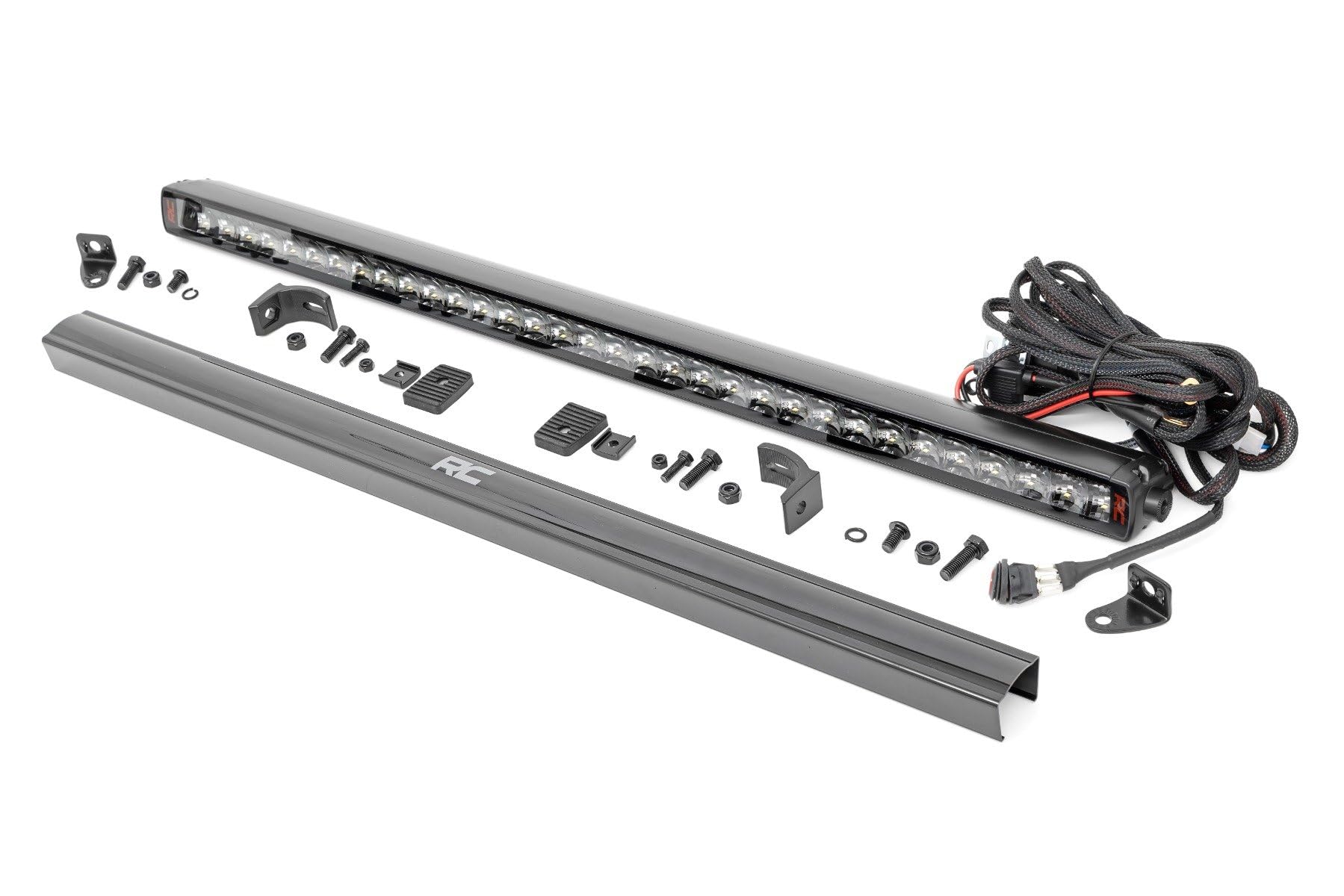 30" Rough Country Spectrum Series LED Light Bar - 165W, 14,850 Lumens, 5W Osram LEDs, Combo Spot & Flood Beam, Built for Rugged Off-Road Use