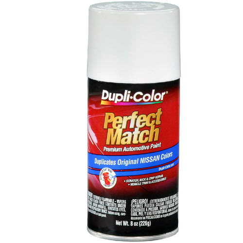 Automotive Spray Paint Dupli-Color EBNS05837 Perfect Match – Nissan Cloud White, QM1 – 8 oz. Aerosol Can