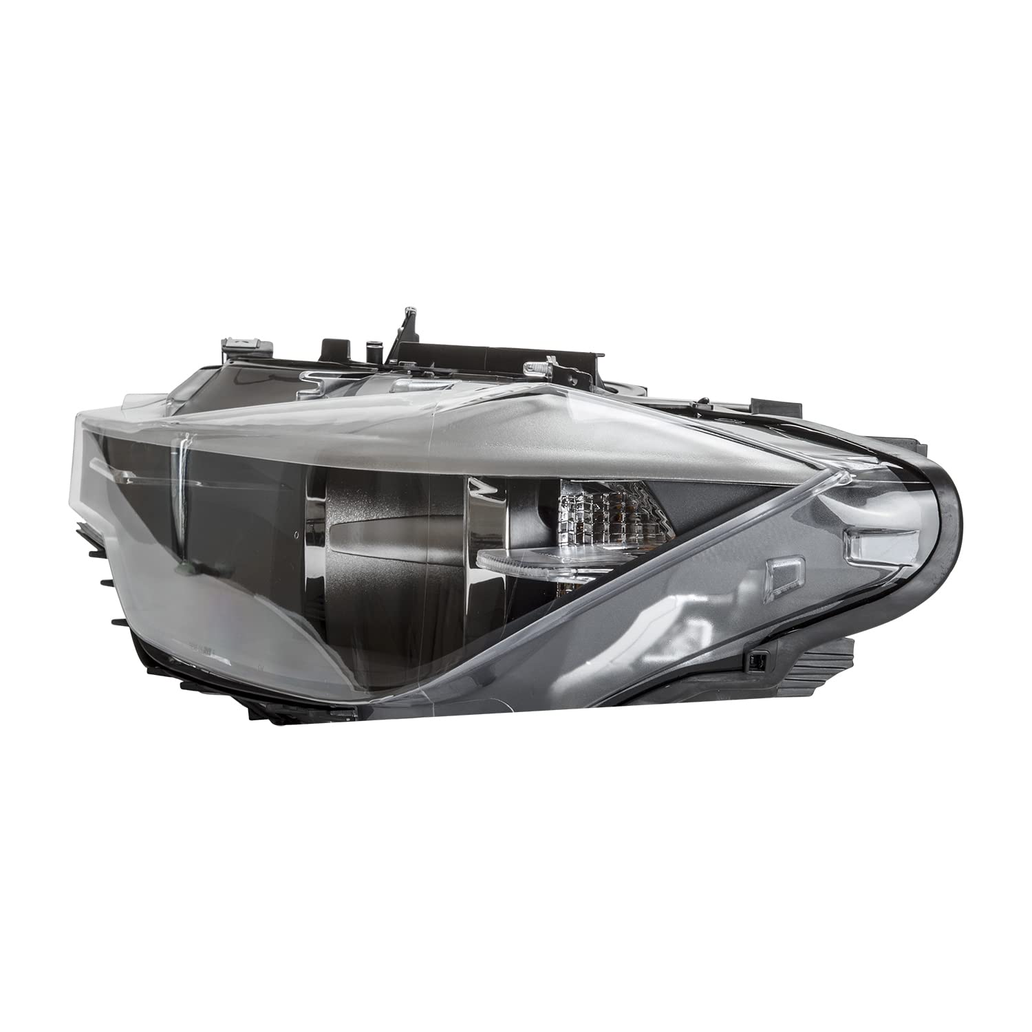 Left TYC Headlight Assembly Compatible with 2012-2015 BMW 3 Series