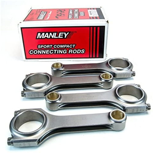 14053-8 Manley Connecting Rod Set (Chevy Small Block LS Series 6.125in H Beam), 1 Pack