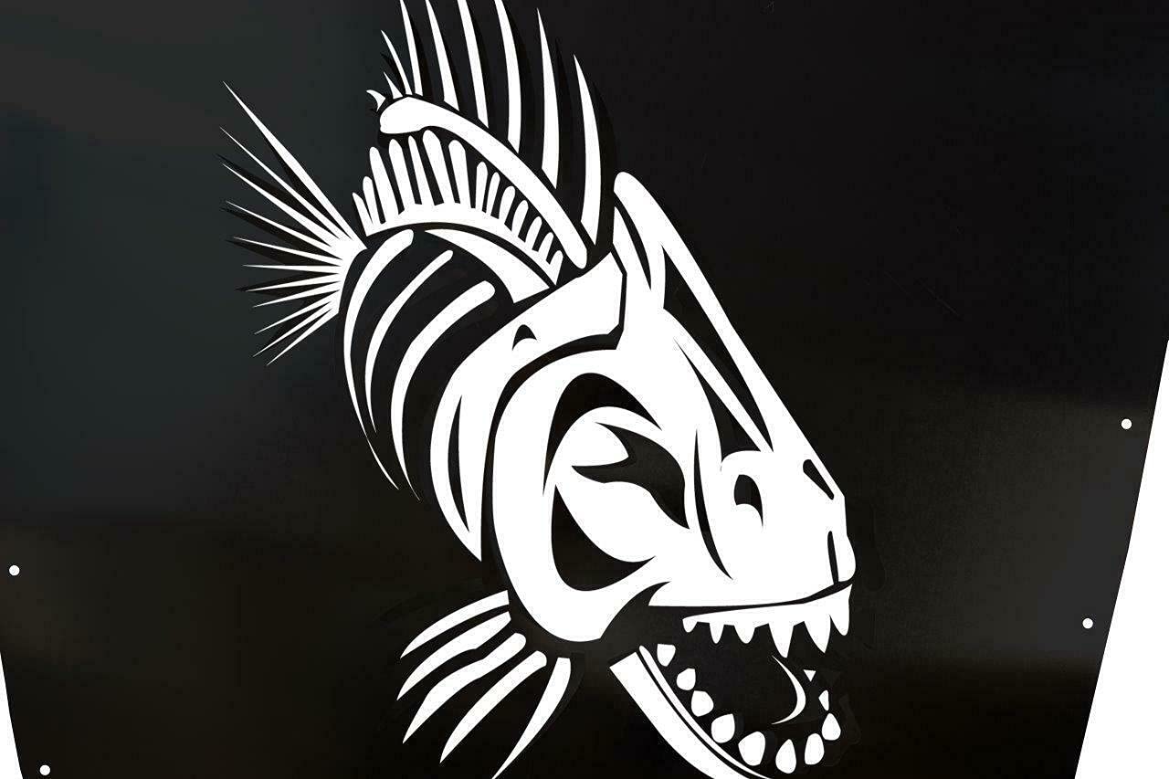Fishbone FB31132 Offroad: Black Tj Hood Louver (03-06)