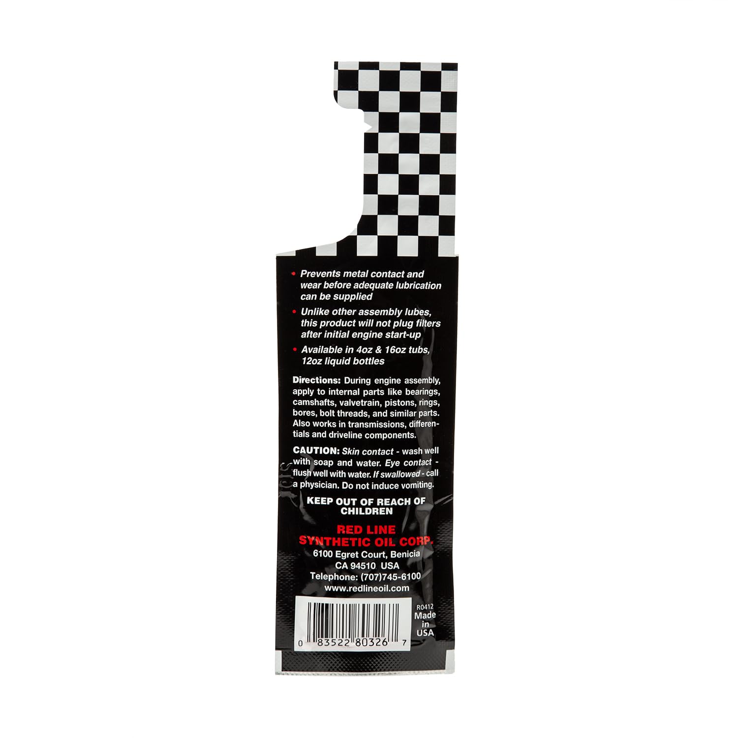 80326 Red Line Assembly Lube - 0.75 Ounce