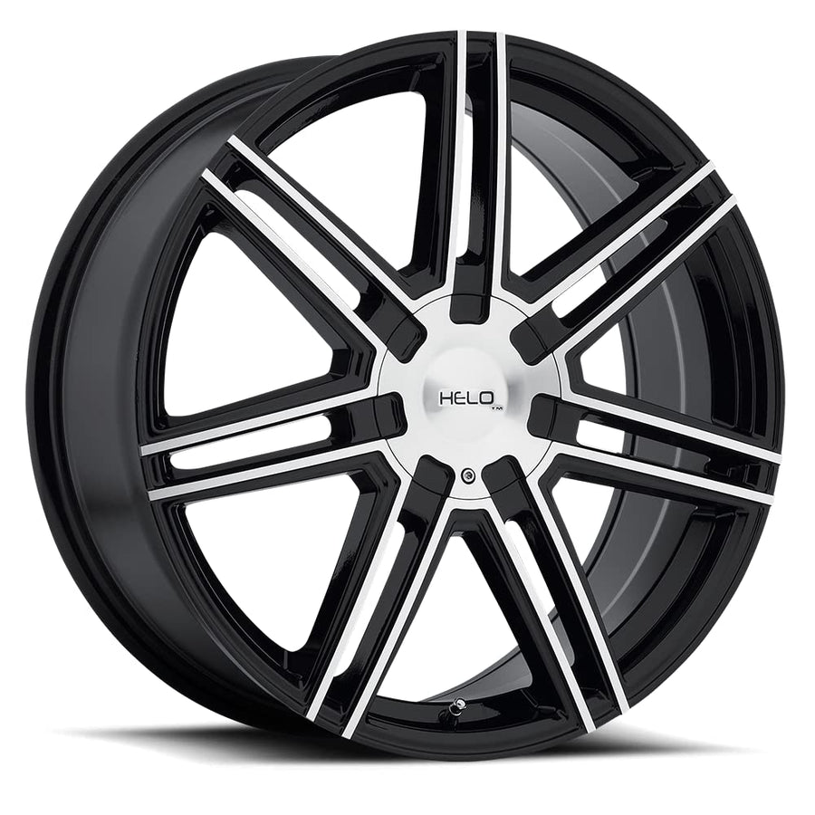 Helo 20X8 HE884 5X4.5/120 G-BLK MACH 45MM - HE88428017345