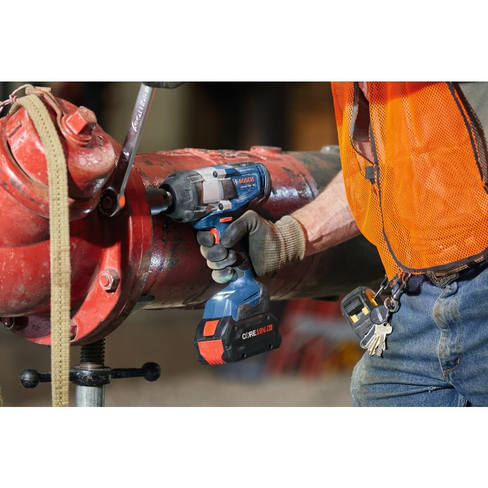 BOSCH PROFACTOR™ GDS18V-740CN 18V Connected-Ready 1/2 In. Impact Wrench with Friction Ring (Bare Tool)