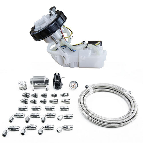 DW400 Pump Module Deatschwerks + Return Kit SS PTFE for 2001-05 Honda Civic 2002-06 Acura RSX (9-401-608-7040)