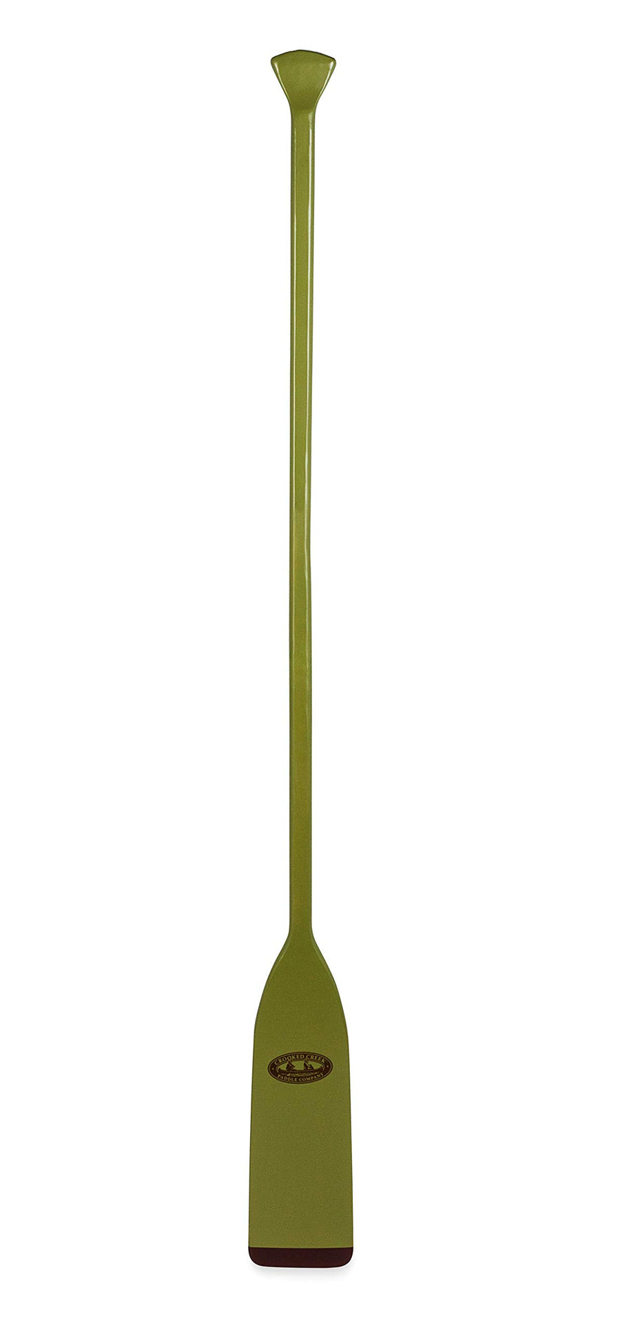 5-1/2-foot Crooked Creek Wooden Boat Paddle, Green - Features Multi-Ply Laminated Construction for Added Strength - Lightweight, Waterproof Finish (50444)