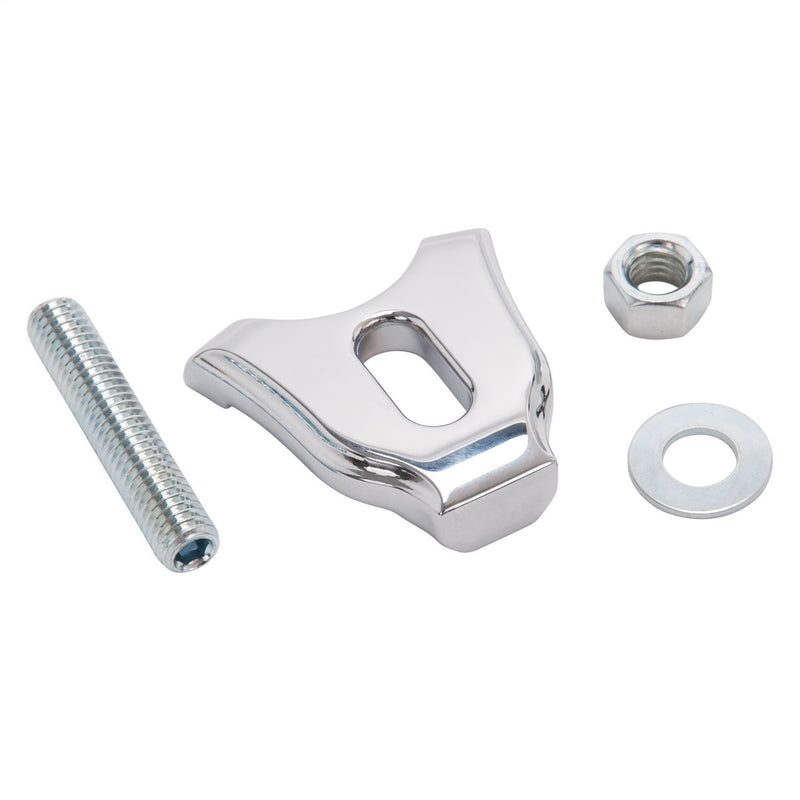 Edelbrock Distributor Clamp Hold Down Clamp 4802 Steel Construction Chrome Finish Incl. Stud/Nut/Washer
