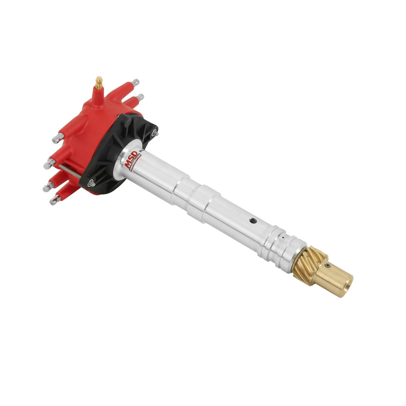 Super Tall MSD 8486 Crab Cap Block Distributor Red Cap