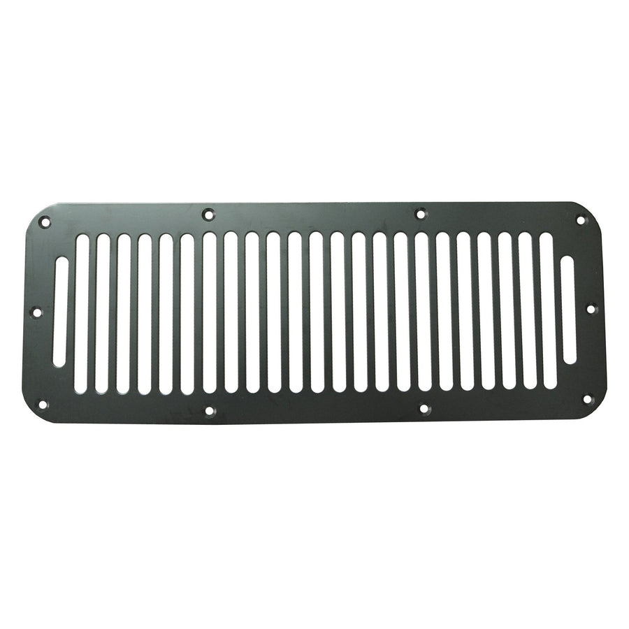 Rugged Ridge Cowl Vent Cover for Wrangler YJ/Jeep CJ | Steel, Black | 11206.01 | Fits 1976-1986 Jeep CJ; 1987-1995 Jeep Wrangler YJ