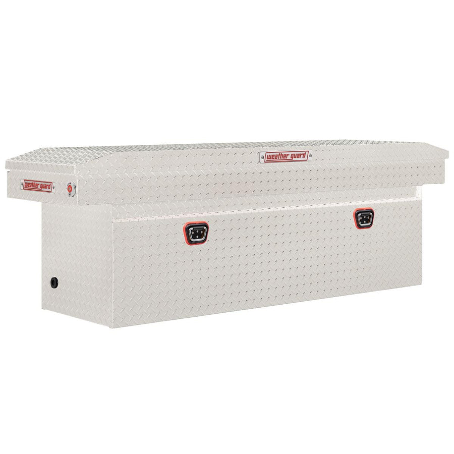 Weather Guard Saddle Box Model 123-0-04, Aluminum, Full Deep, Clear, 15.0 cu ft