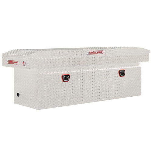 Weather Guard Saddle Box Model 123-0-04, Aluminum, Full Deep, Clear, 15.0 cu ft