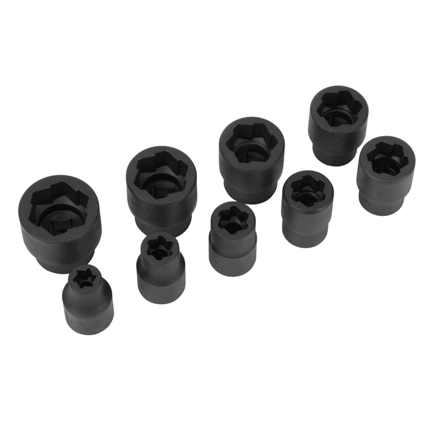 W38917 Performance Tool 3/8-Inch Drive 9 Piece Bolt Extractor Set (Metric)