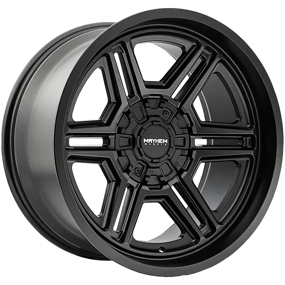 Hermosa Mayhem 8117 Matte Black Wheel (20 x 12. inches /6 x 135 mm, -44 mm Offset)