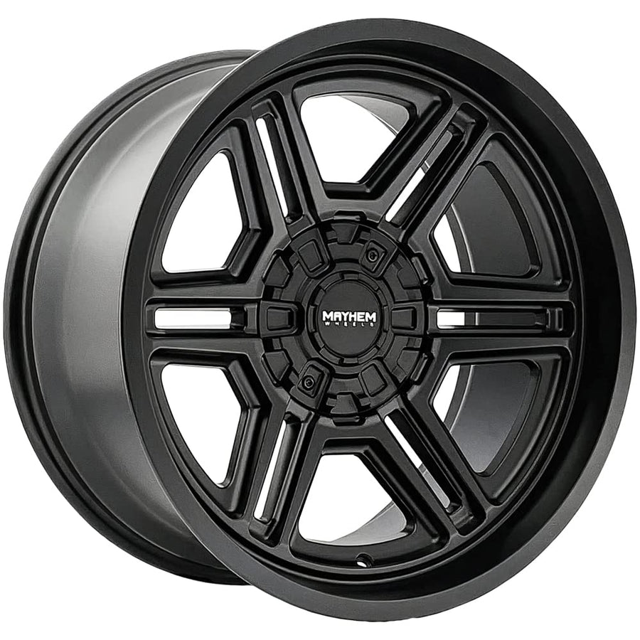 Hermosa Mayhem 8117 Matte Black Wheel (20 x 12. inches /6 x 135 mm, -44 mm Offset)