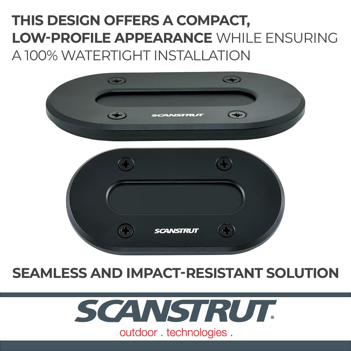 Low Profile DS-LP-Multi-BLK Cable Seal, Anodised Aluminium - Black
