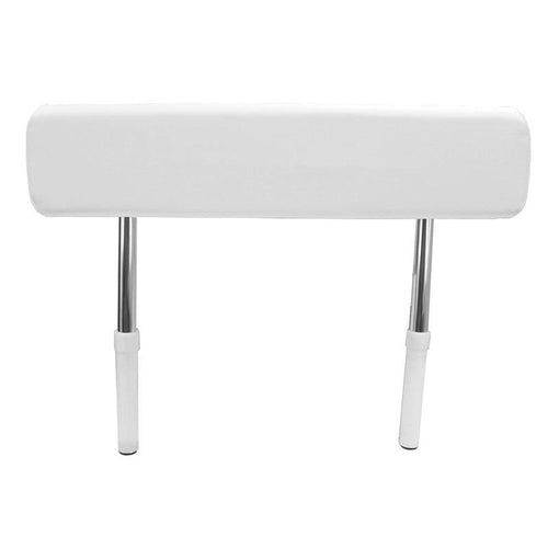 Marine Taco Metals Neptune Universal Leaning Post Backrest with Folding Arms, (17-1/2-Inch Cushion/Arm Height, 7-3/8-Inch Cushion Height, 34-Inch Width by 3-Inch Depth)